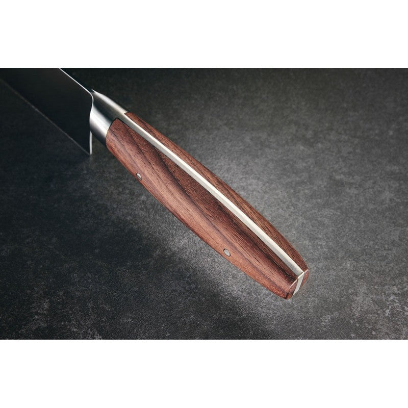 Couteau Santoku alvéolé Enno 18 cm avec lame cannelée en acier Gefu - Mathon - 4