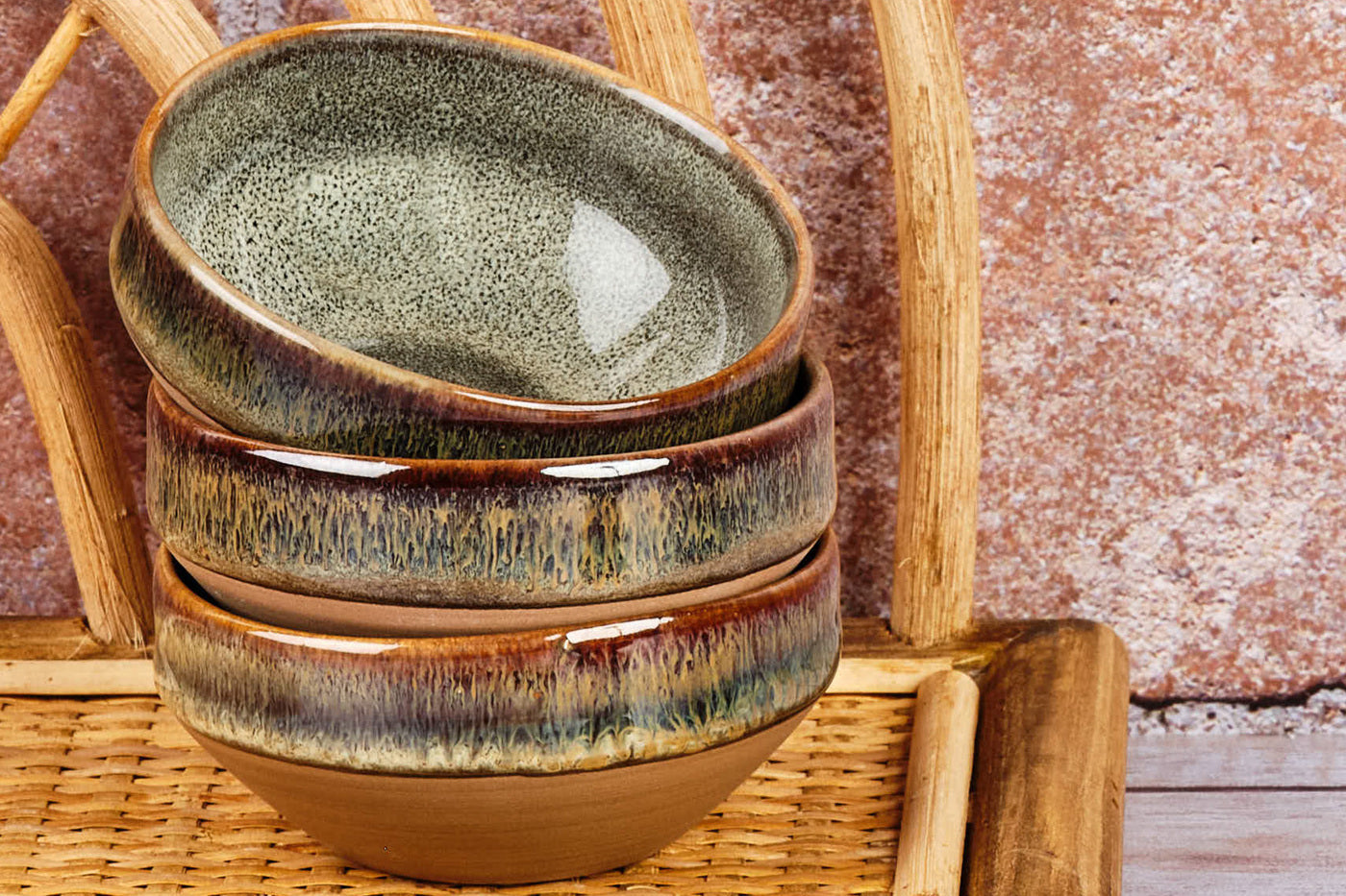 Bol GENESIS Ø8cm - 6 pièces - Basalte Björn - Mathon - 6