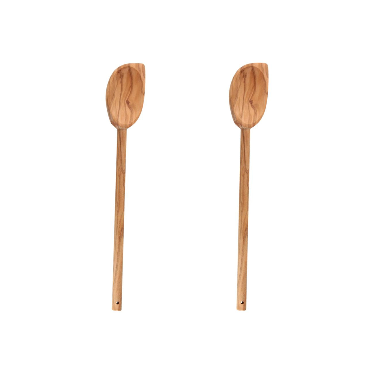 Ensemble de 2 Cuillères de cuisine en bois à bout pointu  Édition Bois d