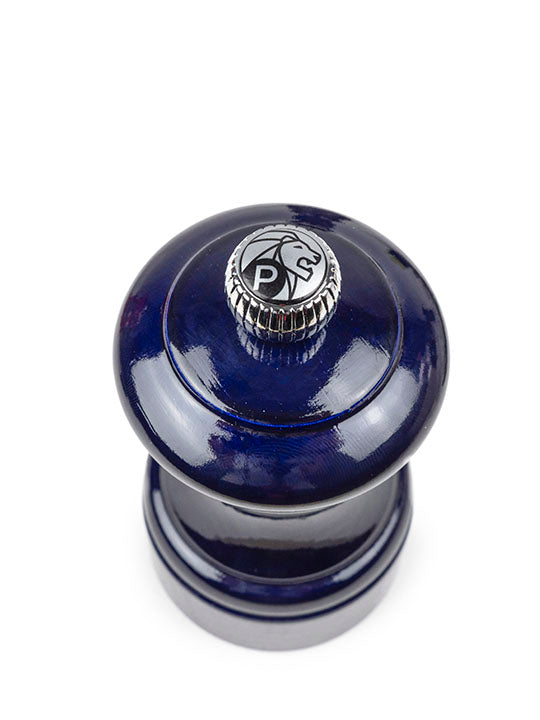 Bistro Moulin à poivre manuel en bois, laqué bleu, 10 cm - 4in Peugeot - Mathon - 4