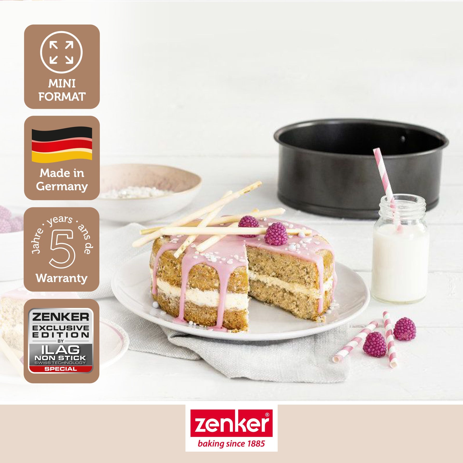 Moule à manqué à charnière 12 cm Zenker Spécial Mini Zenker - Mathon - 4