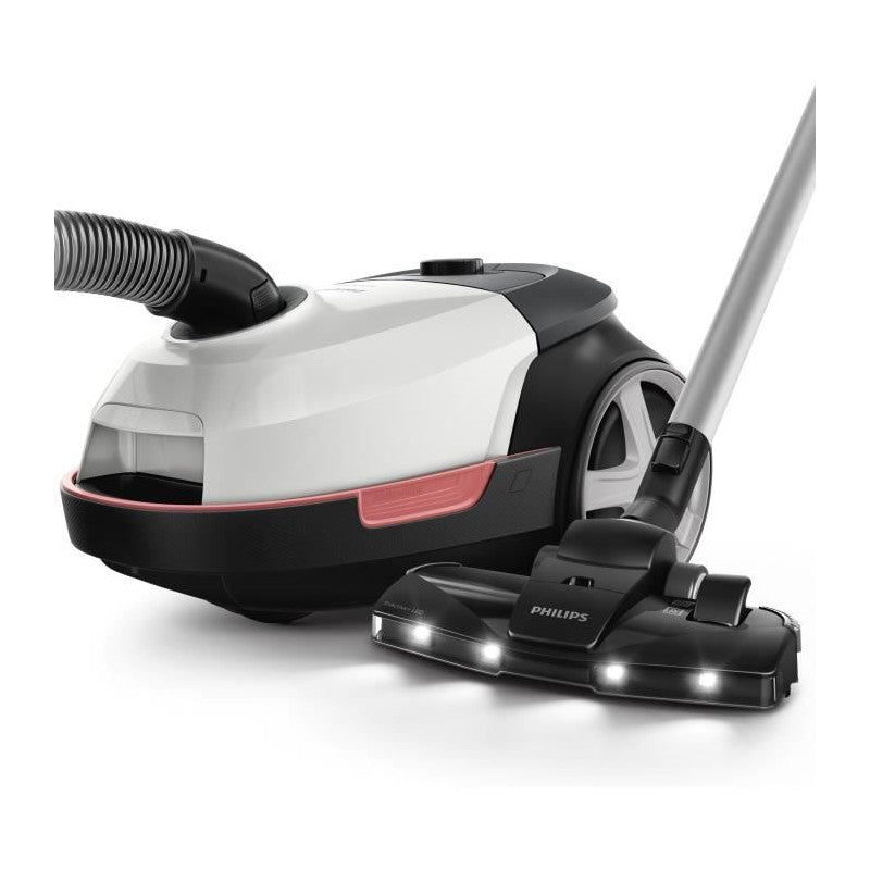 Aspirateur Traineau Avec Sac -   Xd6122/12 - 900 W - 4 L - Blanc Polaire Philips - Mathon - 5