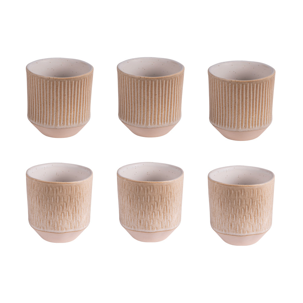 Coffret de 6 gobelets Miyaki 20 cl Table passion - Mathon - 1