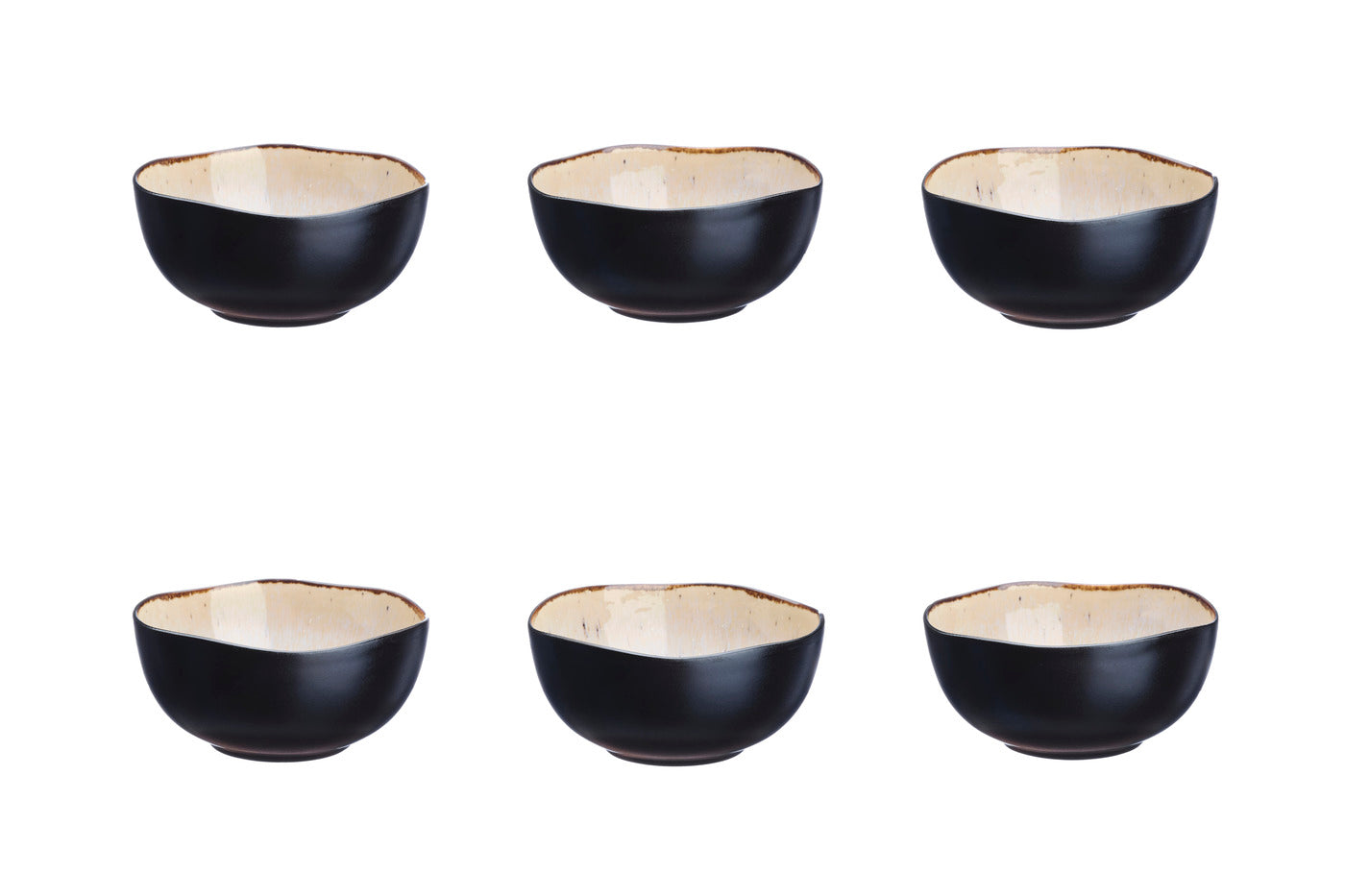 Bol IRIS Ø12cm - 6 pièces - Blanc ivoire Björn - Mathon - 1