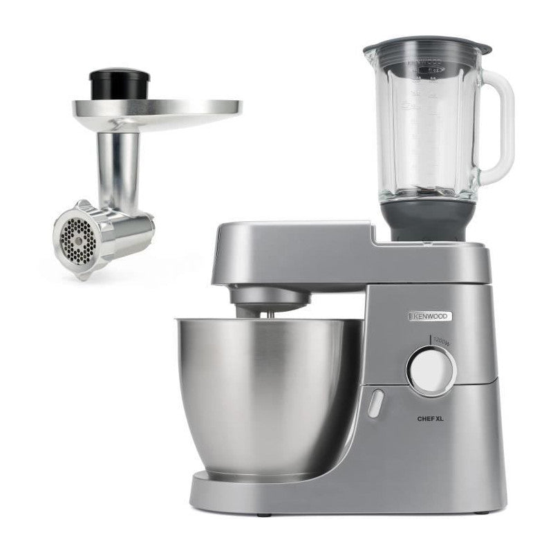 Robot Patissier Chef Xl 6,7l Blender + Hachoir Metal -   Kvl4170s - Coloris Silver Kenwood - Mathon - 1
