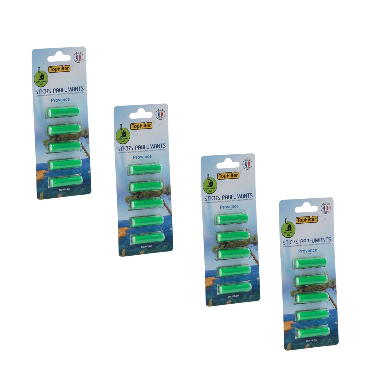 Ensemble de 4 x 5 Sticks parfumants senteur Provence TopFilter - Mathon - 1