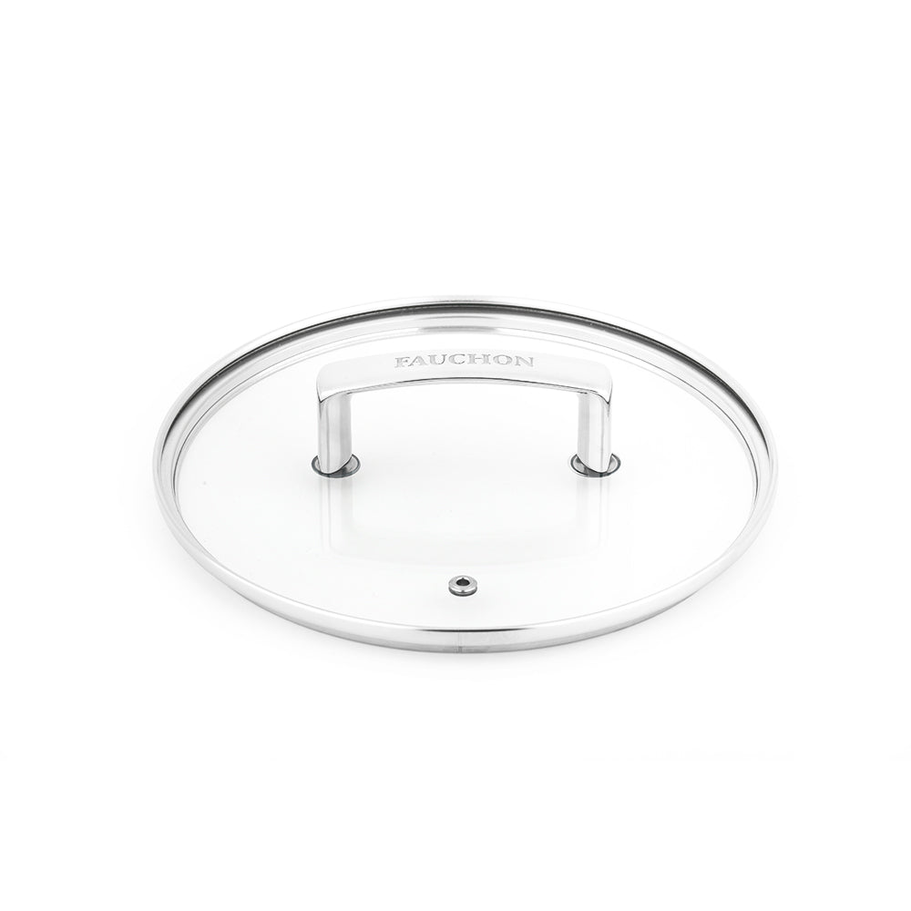Couvercle 20cm en verre et en aluminium SIGNATURE Fauchon Art de la Table - Mathon - 1
