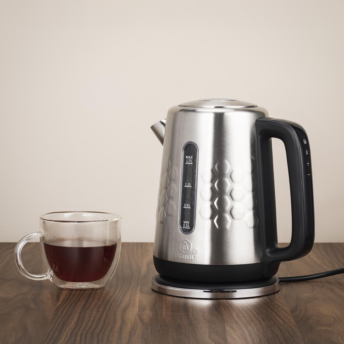 Bouilloire électrique inox 1,7L - Maintien de la température Laguiole Cuisson - Mathon - 4