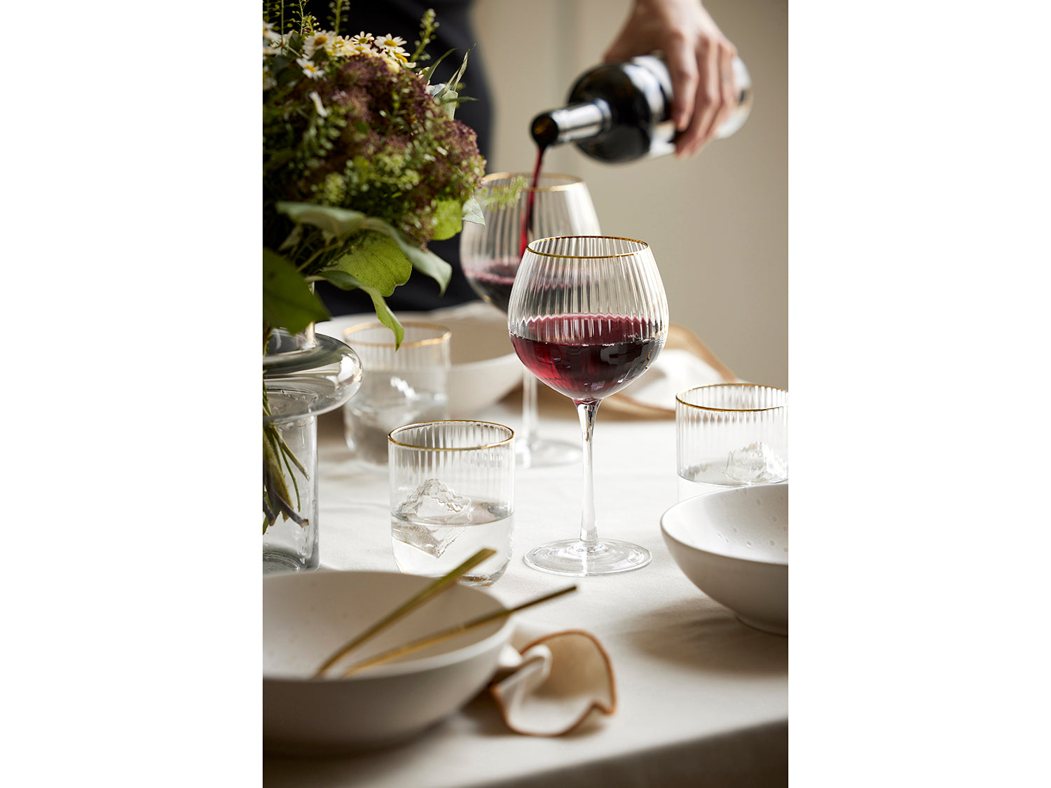 Set de 4 verres à gin tonic PALERMO GOLD Transparent Lyngby Glas - Mathon - 7