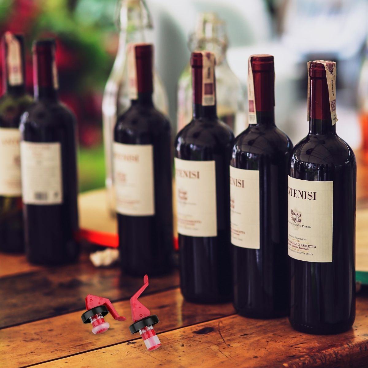 Lot de 2 bouchons à levier réutilisable  Bar Concept Fackelmann - Mathon - 2