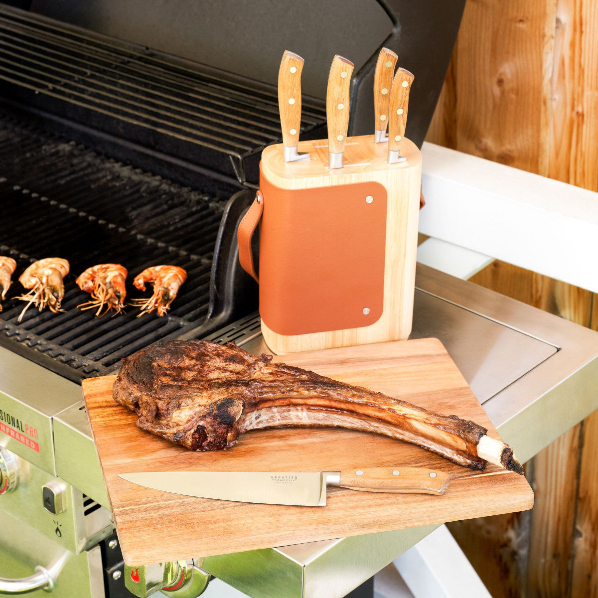 Yao - Bloc en bois d