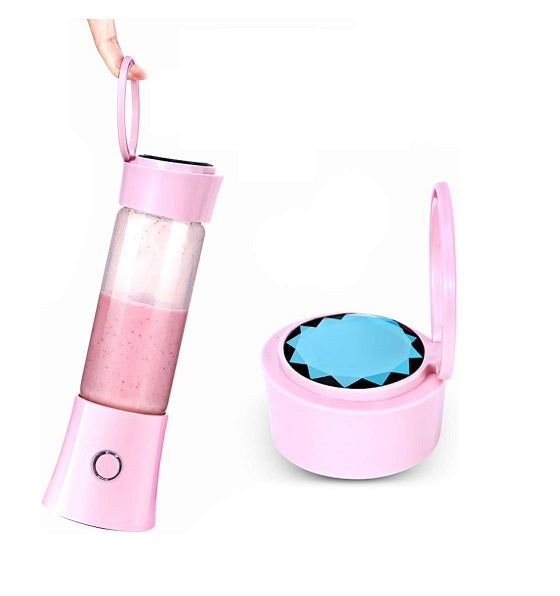 Blender électrique Smoothie 0,48L 100W avec mini USB rechargeable rose Vendos85 - Mathon