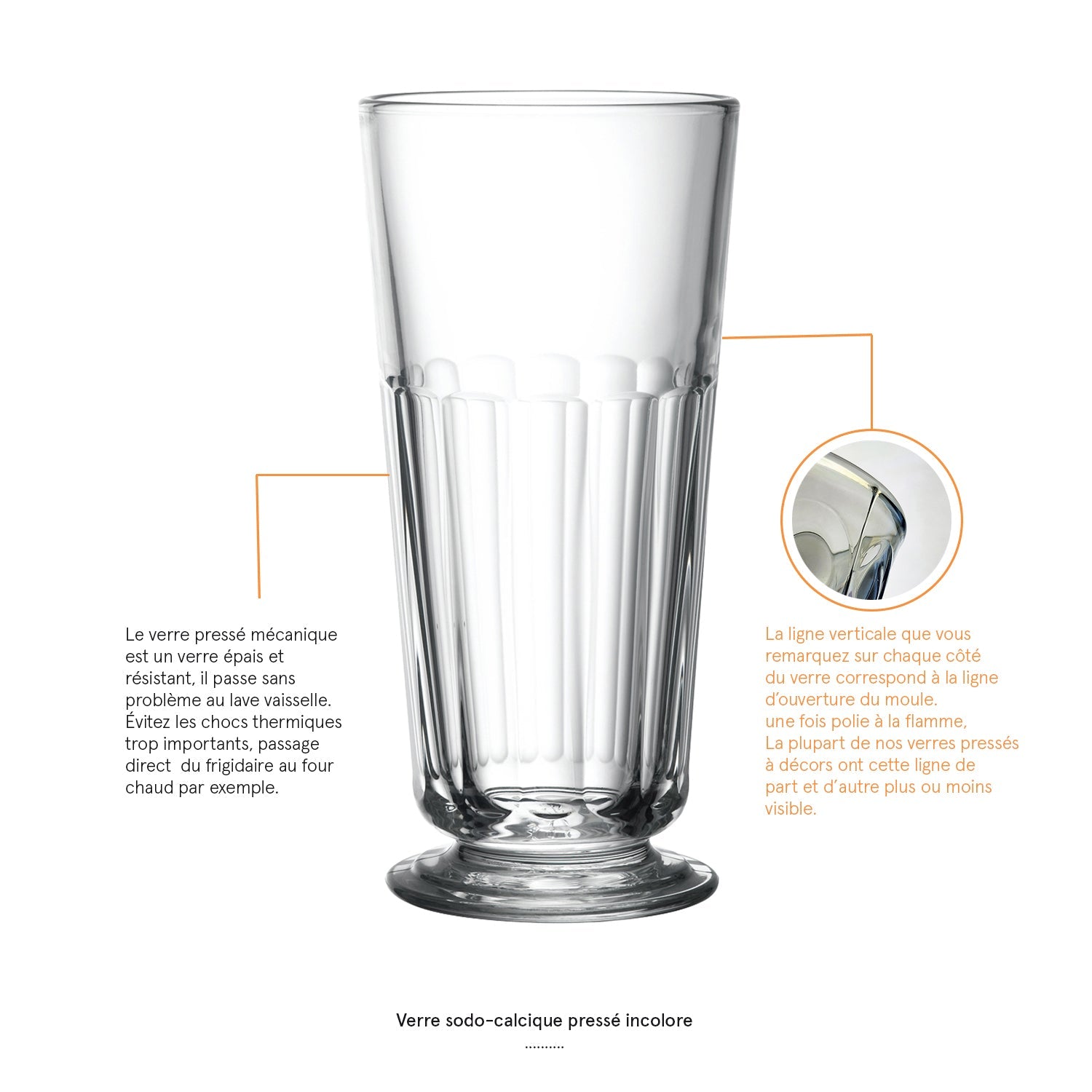 Lot de 6 long drinks La Rochère - Mathon - 4