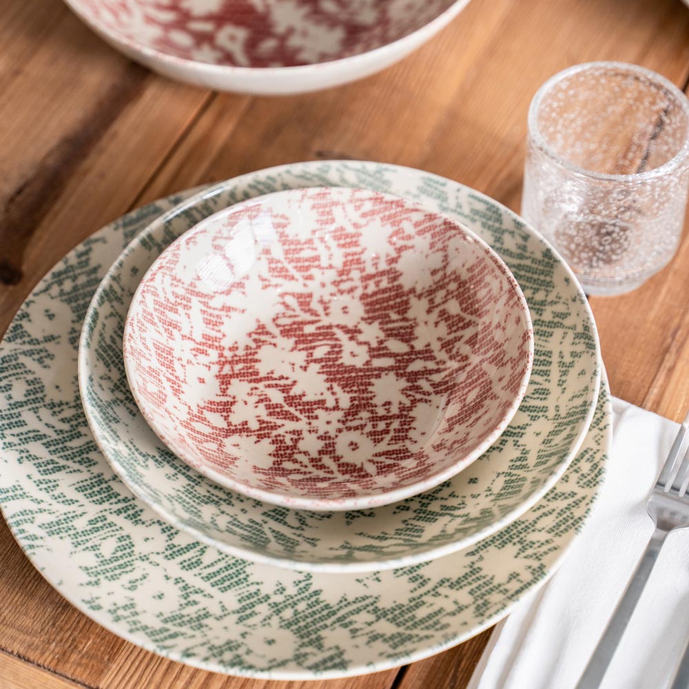 Coupelle Léa rouge 17 cm (lot de 4) Table passion - Mathon - 3