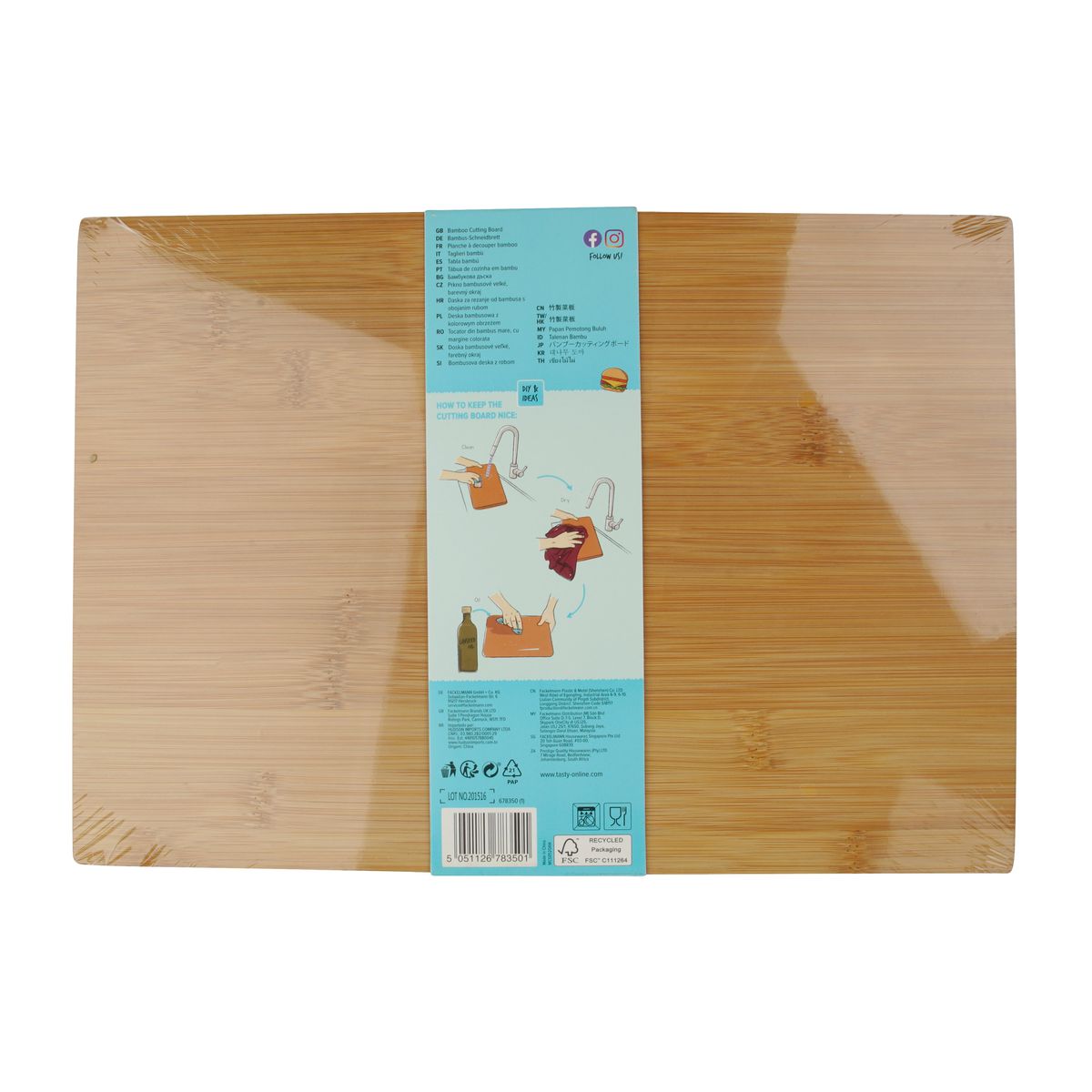 Grande planche à découper en bambou 35,5 x 25 cm Tasty Core Tasty - Mathon - 9