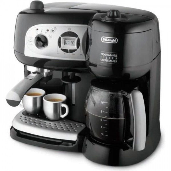 Delonghi Bco 264.1 - Combiné Expresso Cafetiere - Noir - Café Moulu Ou Delonghi - Mathon - 1