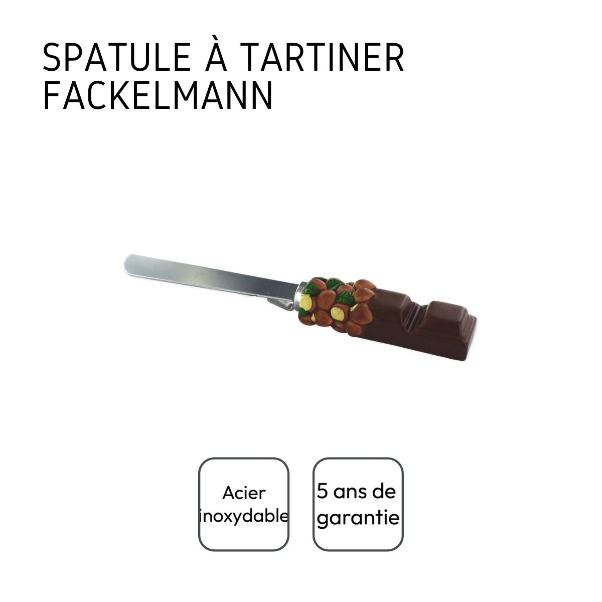 Ensemble de 2 Spatules pour pâte à tartiner 19 cm Fackelmann - Mathon - 4