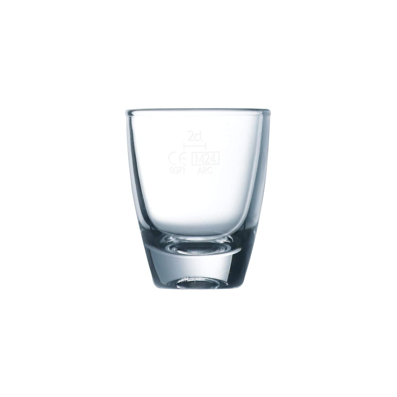 24 verres à shot 3cl jaugé (2cl) Gin Arcoroc - Mathon - 1