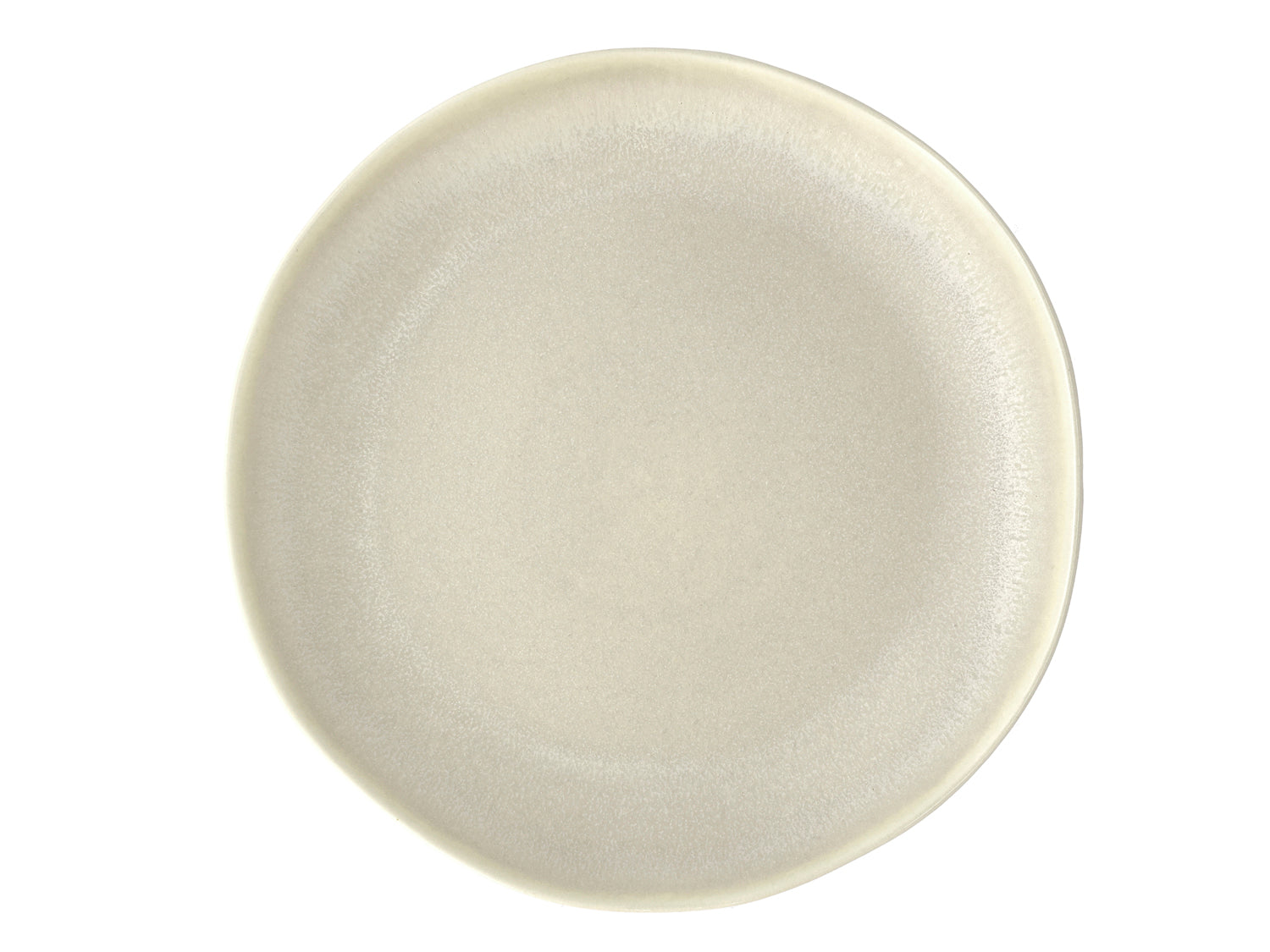 Assiette plate UMAMI en grès Beige doux Villa Collection - Mathon - 1
