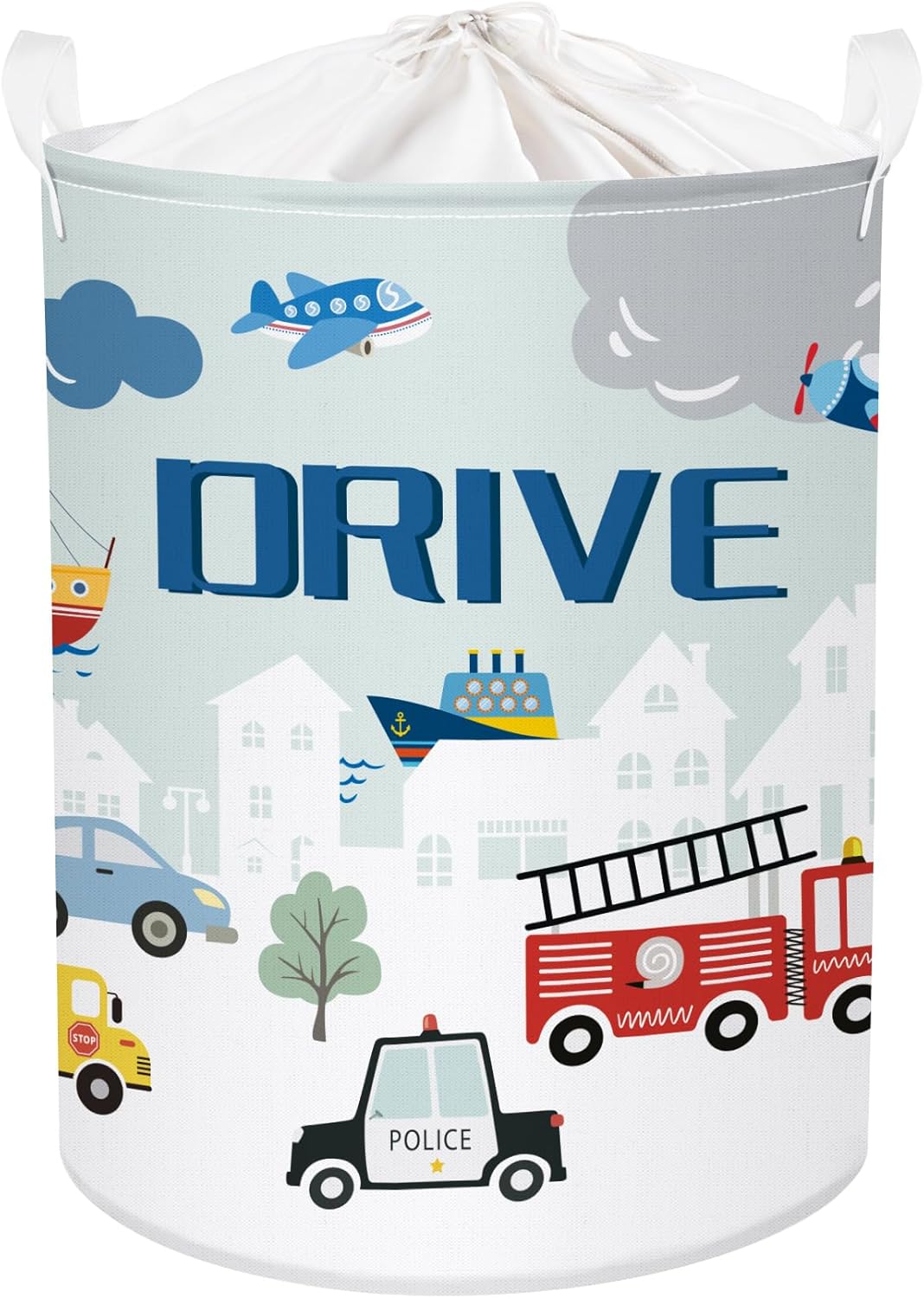 Panier à linge enfant Voiture de Ville 36 L Vendos85 - Mathon