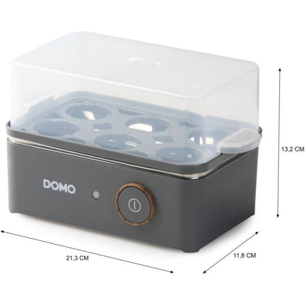 Cuiseur A Oeufs - Domo - Do9283ek - 400 W - 6 Oeufs - Gris Domo - Mathon - 2