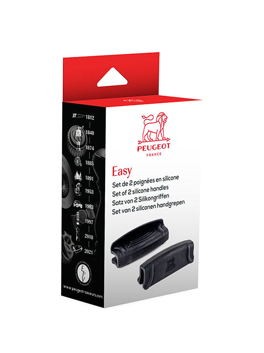 Easy Appolia Set de 2 poignées en silicone, noir Peugeot - Mathon - 4