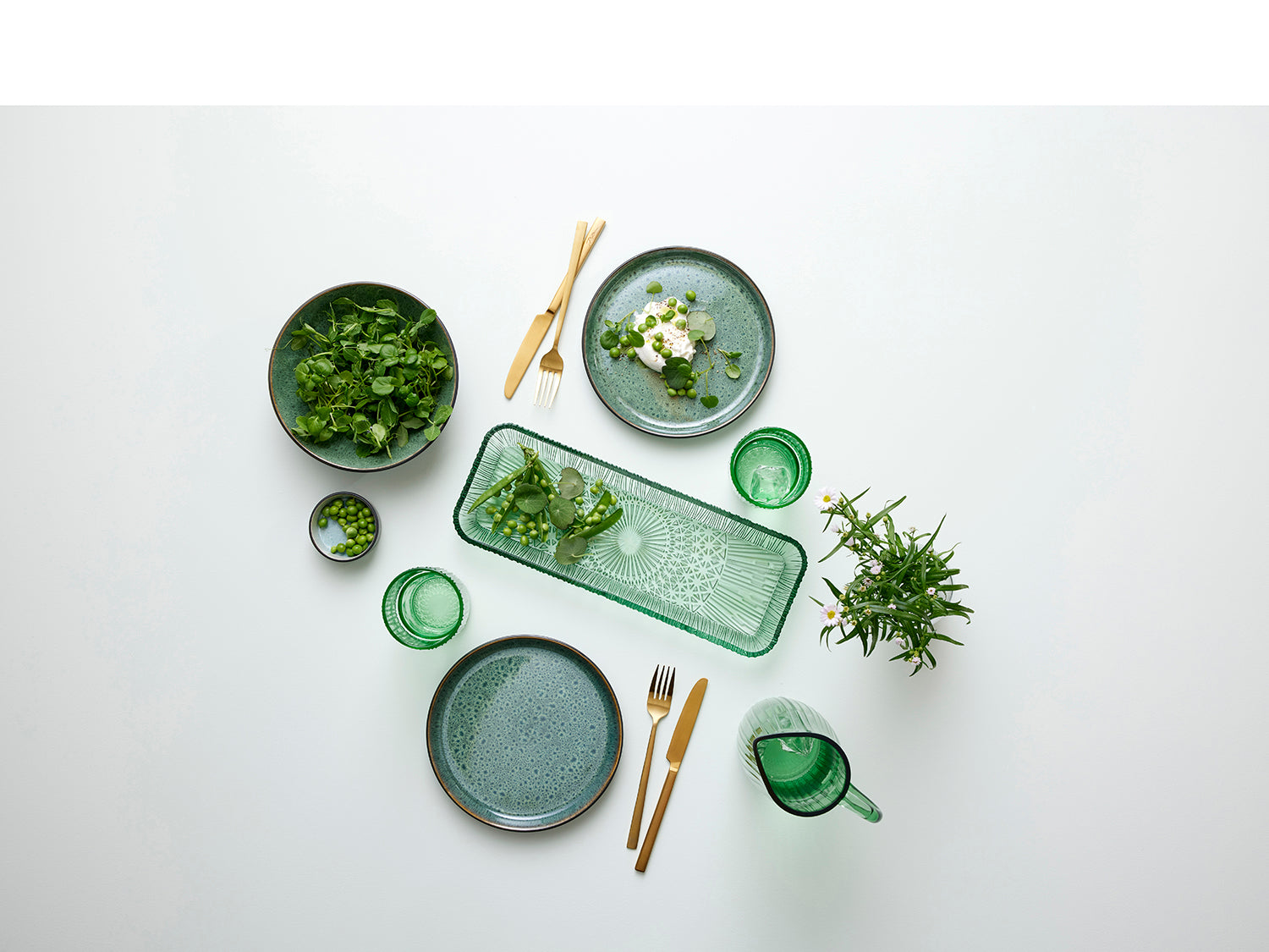 Pichet KUSINTHA en verre Vert Bitz - Mathon - 2