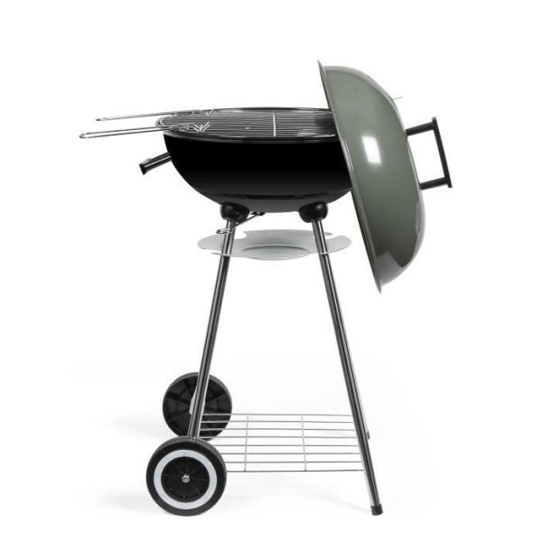 barbecue a charbon -  - doc172k - ø41 cm - grille en acier chromé - ha Livoo - Mathon - 2