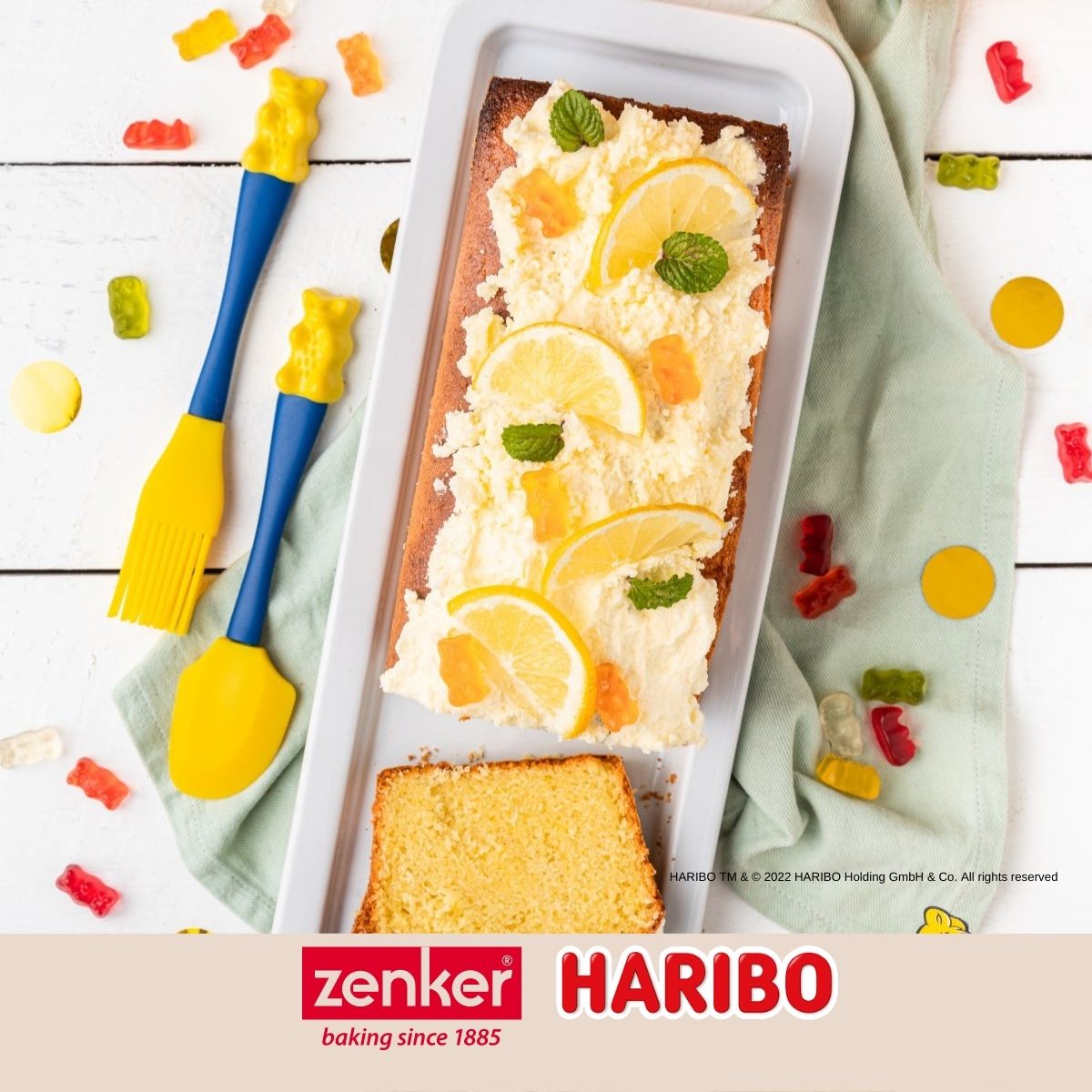 Spatule de cuisine et de pâtisserie en silicone 18 cm Zenker Haribo Zenker - Mathon - 2