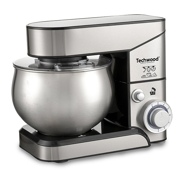 Robot pétrin 1000 W TRO-1050 argent Techwood - Mathon - 1