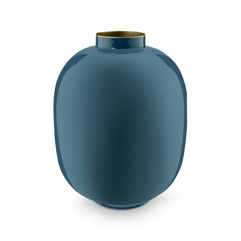 Vase métal Bleu 32cm Pip Studio - Mathon - 1