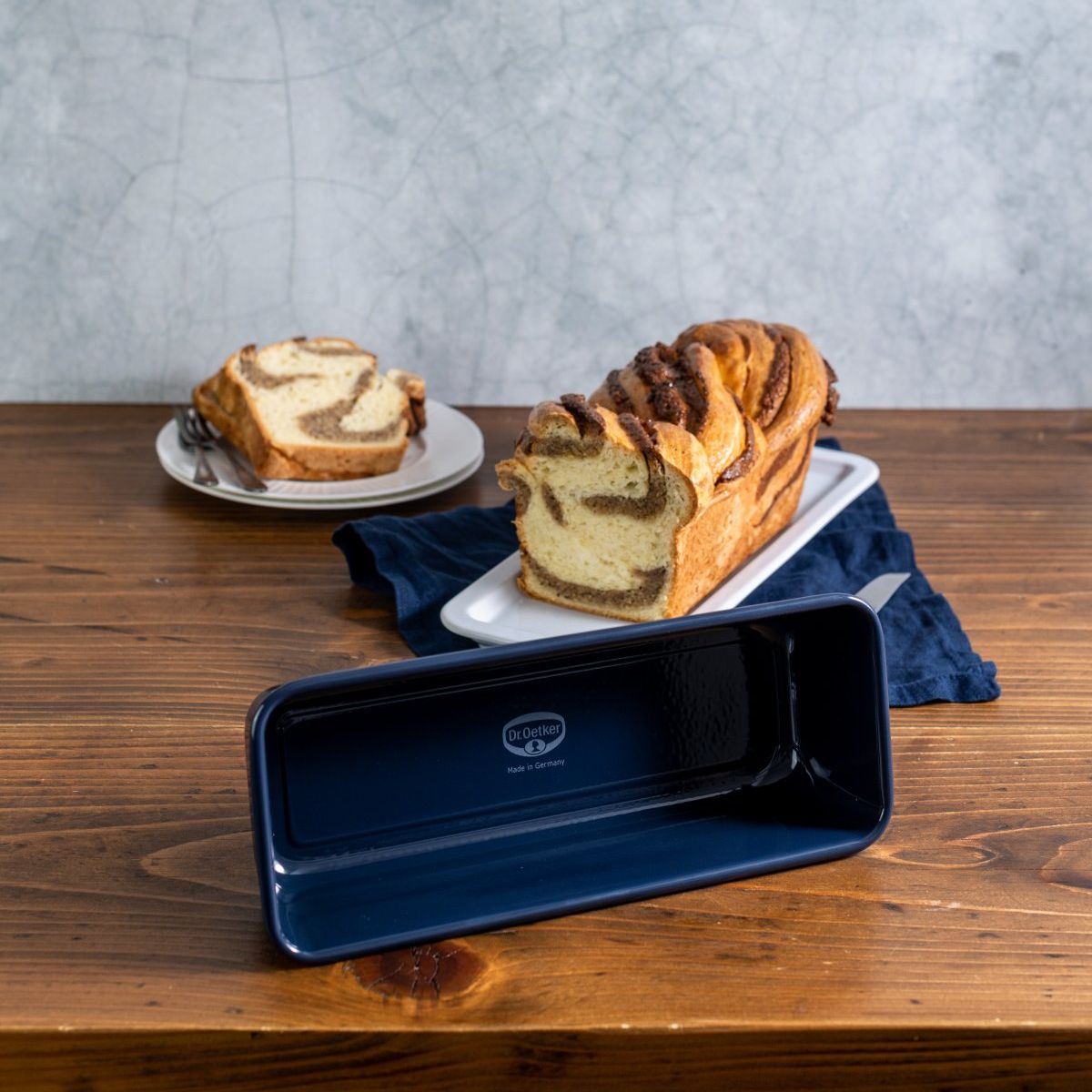 Moule à cakes 30 cm et moule à manqué 26 cm en email Dr. Oetker Back Liebe Dr. Oetker - Mathon - 5