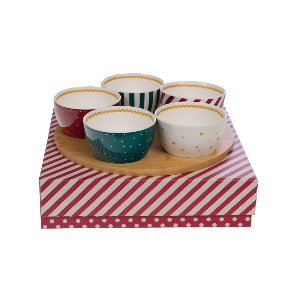 Service apéritif 5 bols Renne Amadeus - Mathon - 3