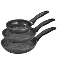 Lot de poêles, 3 pcs, 16/20/24 cm Stoneline - Mathon - 1