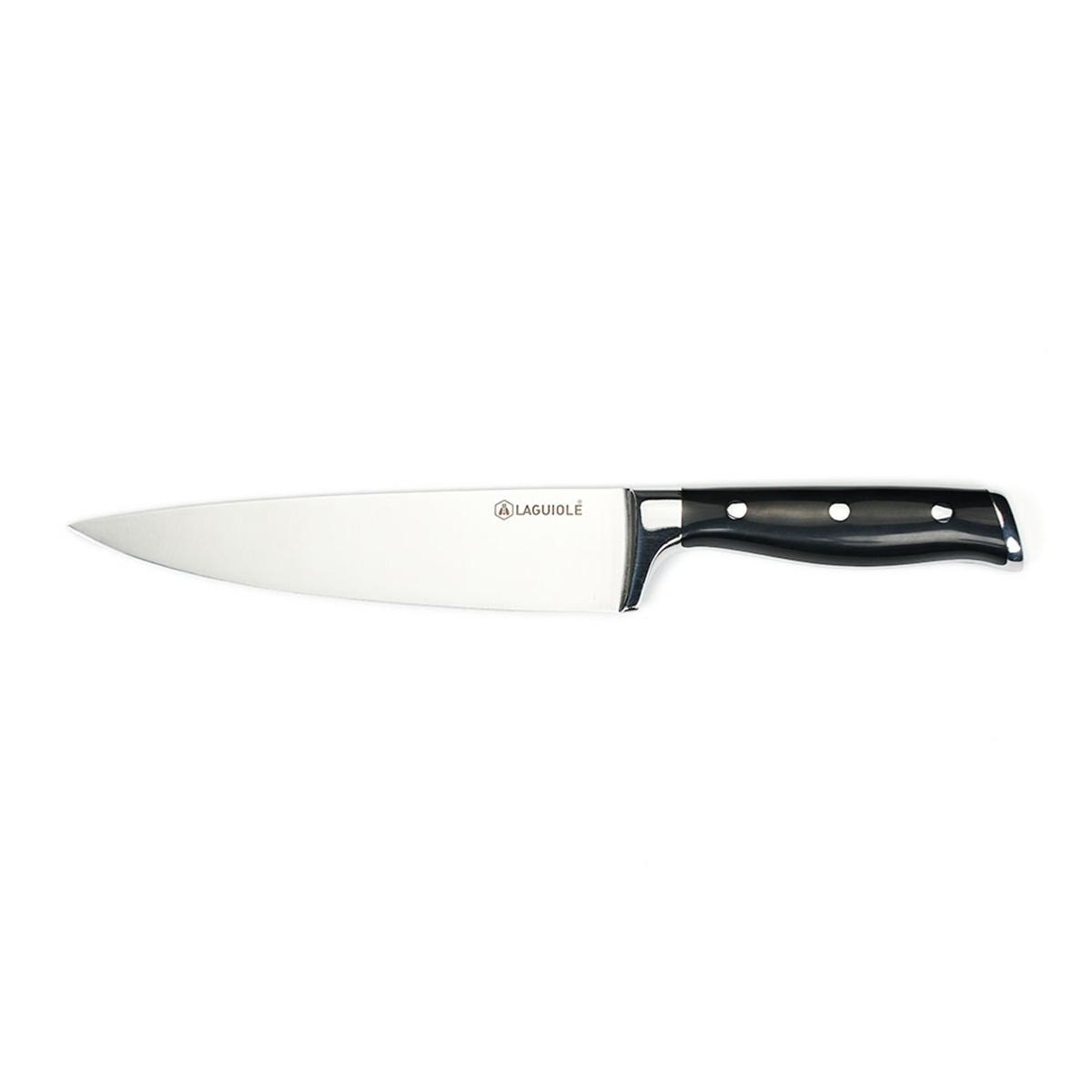 Couteau de chef noir 34cm - "Essentials" Laguiole Cuisson - Mathon - 1