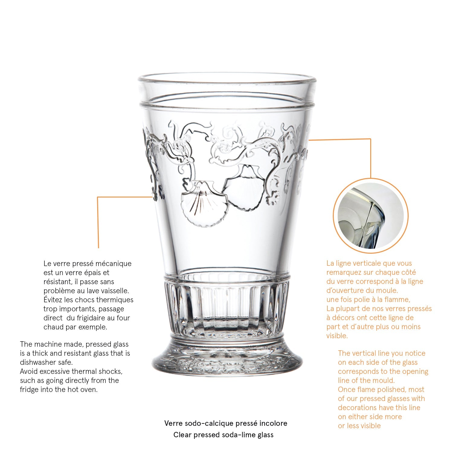 Lot de 6 long drinks La Rochère - Mathon - 3