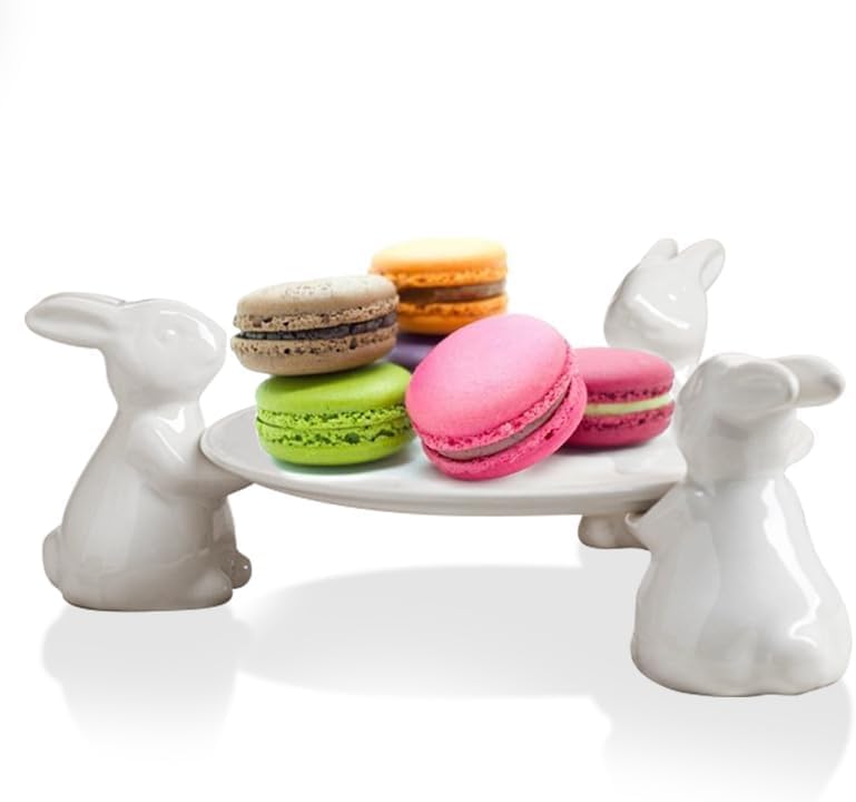 Assiette à dessert lapin en céramique – 20 cm Vendos85 - Mathon