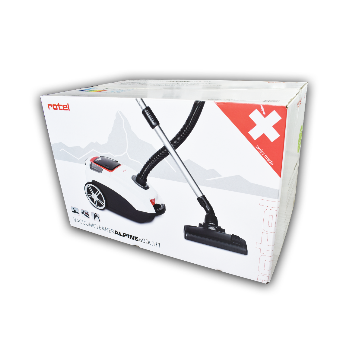 Aspirateur traineau avec sac comprenant 3 embouts Rotel Rotel - Mathon - 5