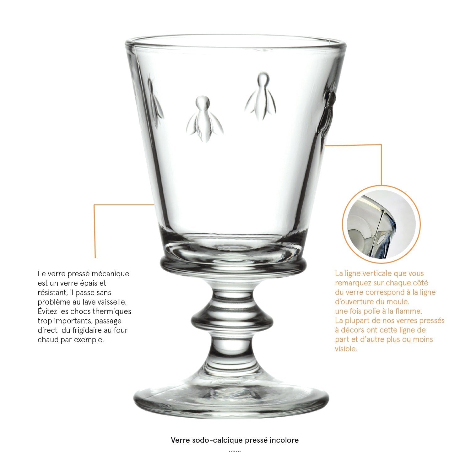 Lot de 6 grands verres à vin La Rochère - Mathon - 4