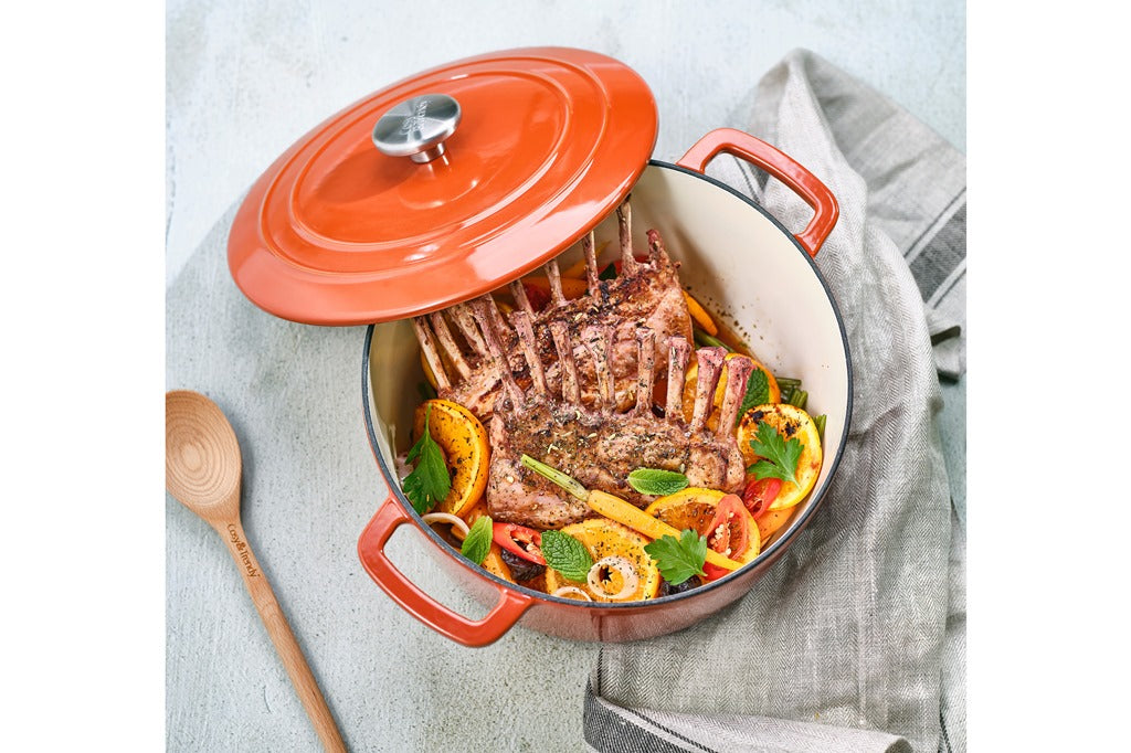 Cocotte en Fonte émaillée, FONTESTIC, Rouille, D28 cm Cosy & Trendy - Mathon - 3