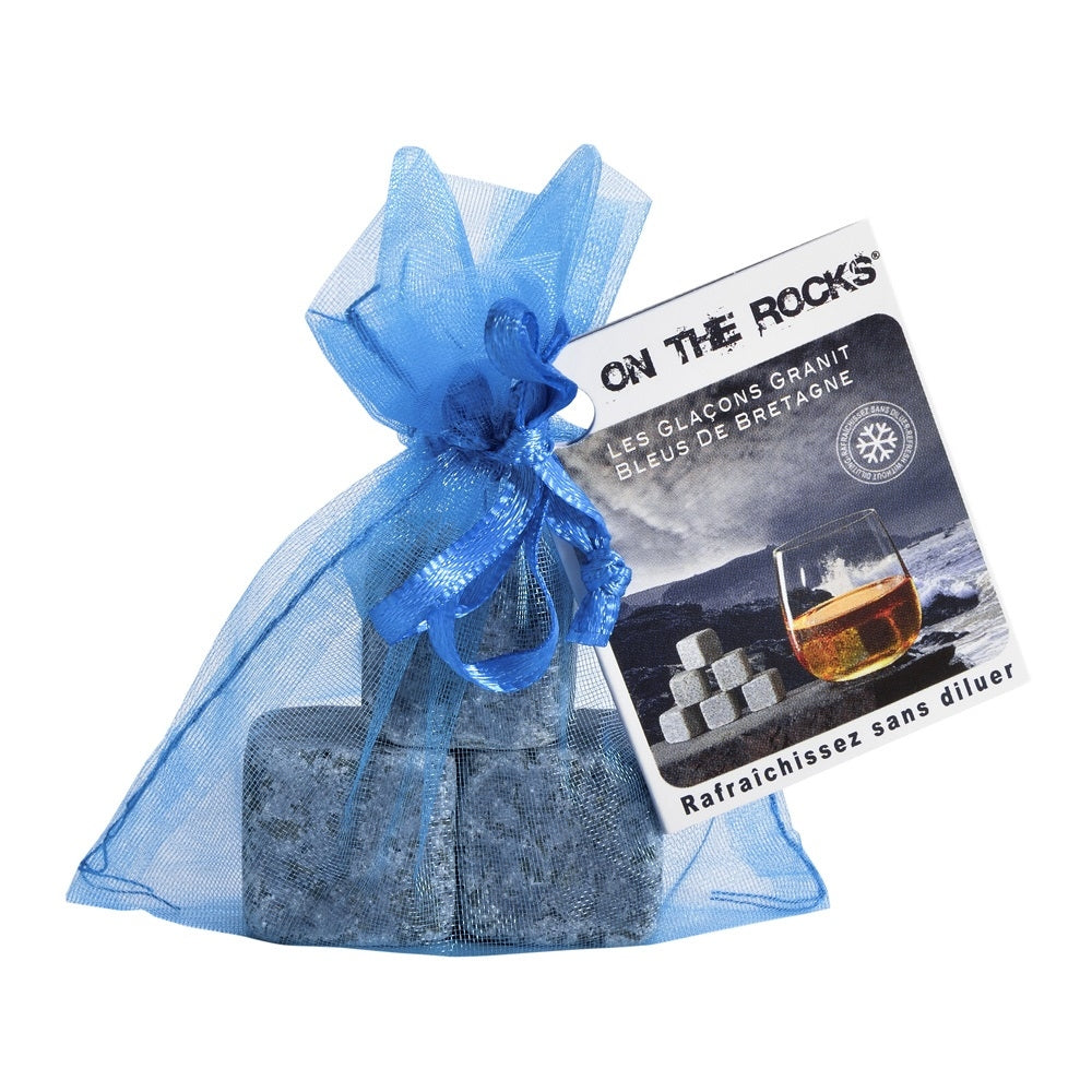 Sac de 3 glaçons en granit de Bretagne on the rocks - Mathon