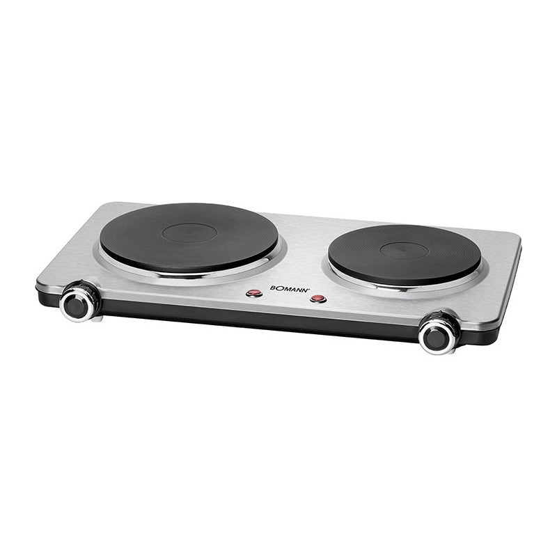 Double plaque de cuisson 2500W Bomann DKP 5033 ECB Bomann - Mathon