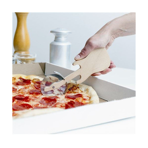 Roulette Coupe Pizza Guitare Kikkerland Design - Mathon