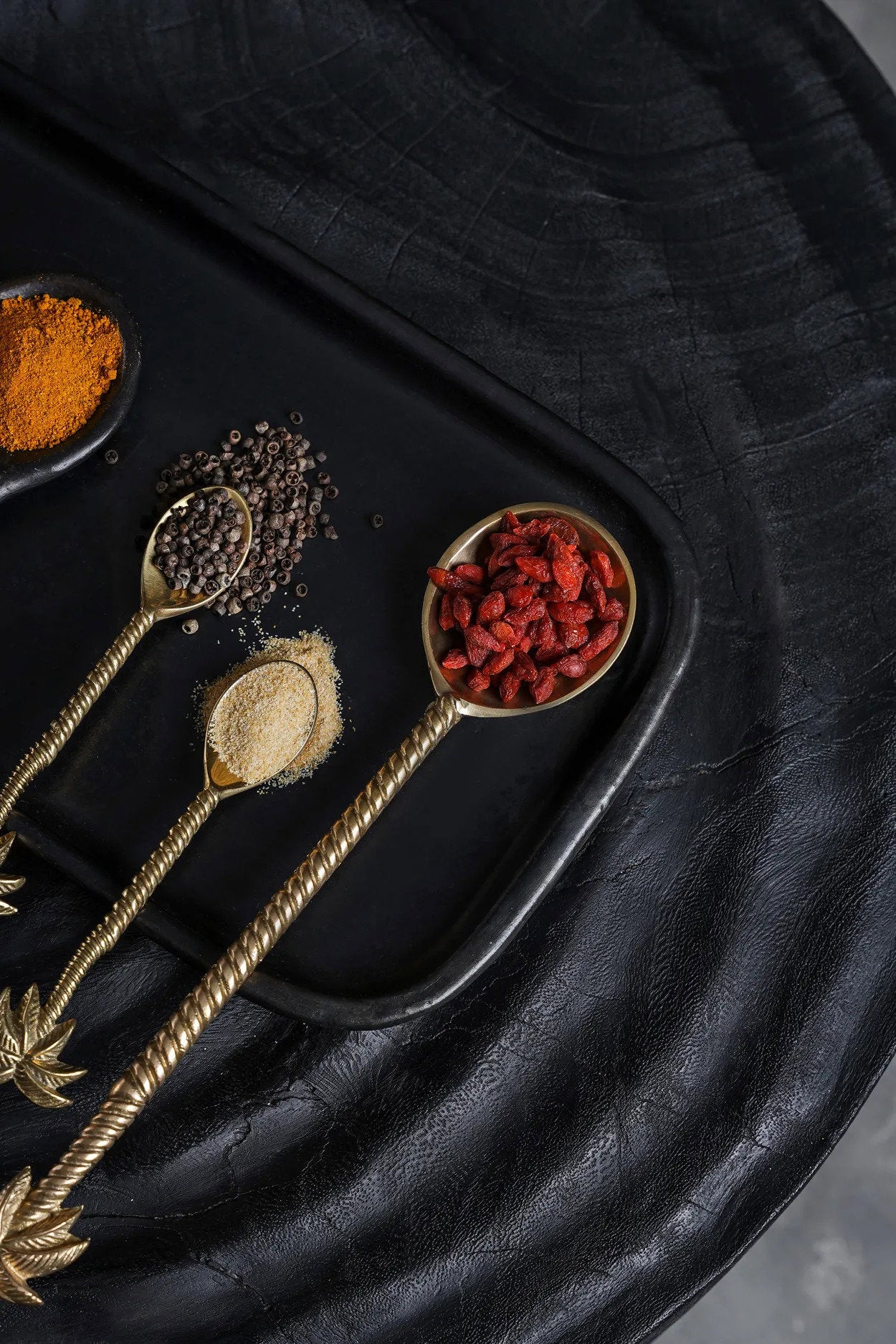 La Cuillère À Salade Palmier - Or Bazar Bizar - Mathon - 9