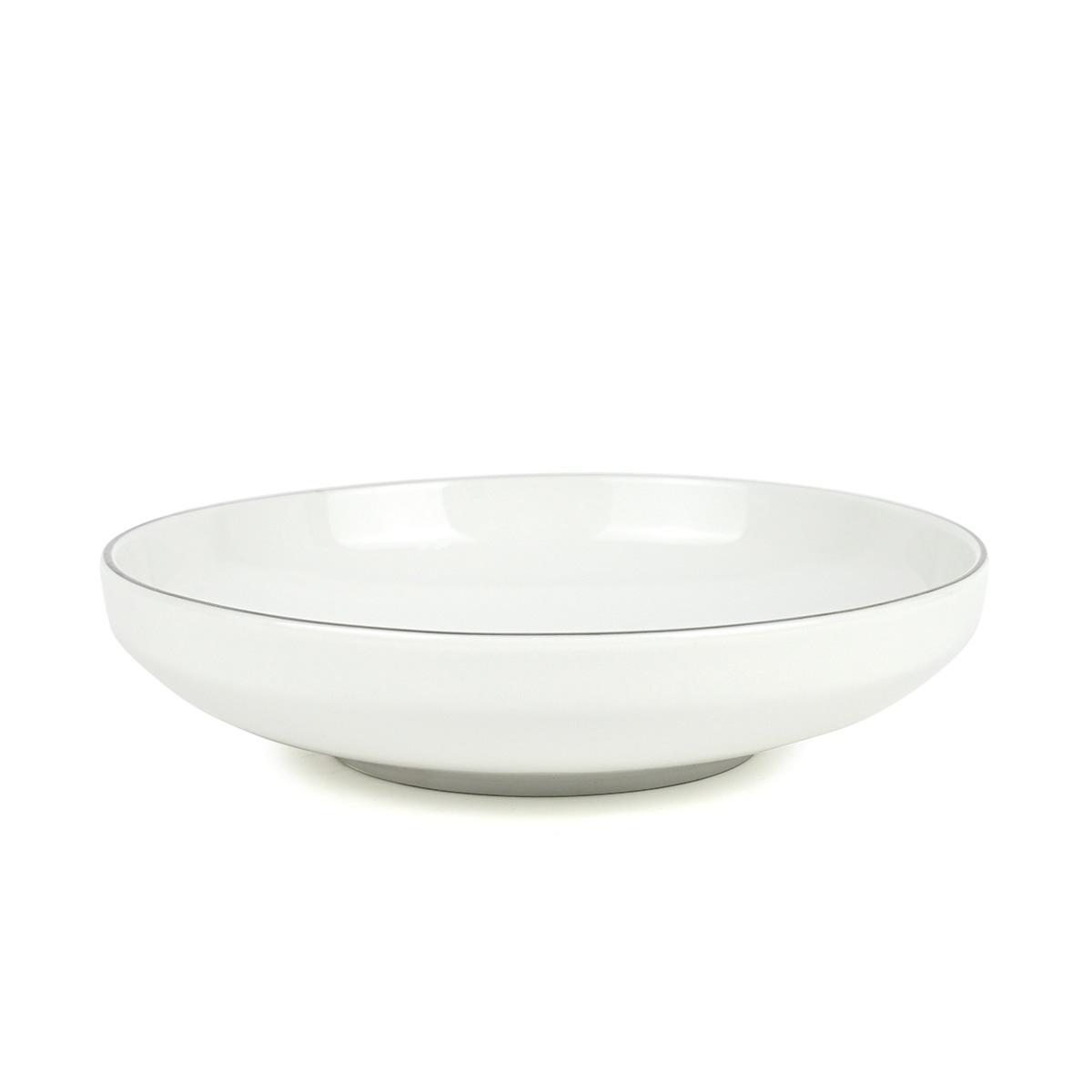 Lot de 6 assiettes creuses blanc - "Sélène" Laguiole Cuisson - Mathon - 1