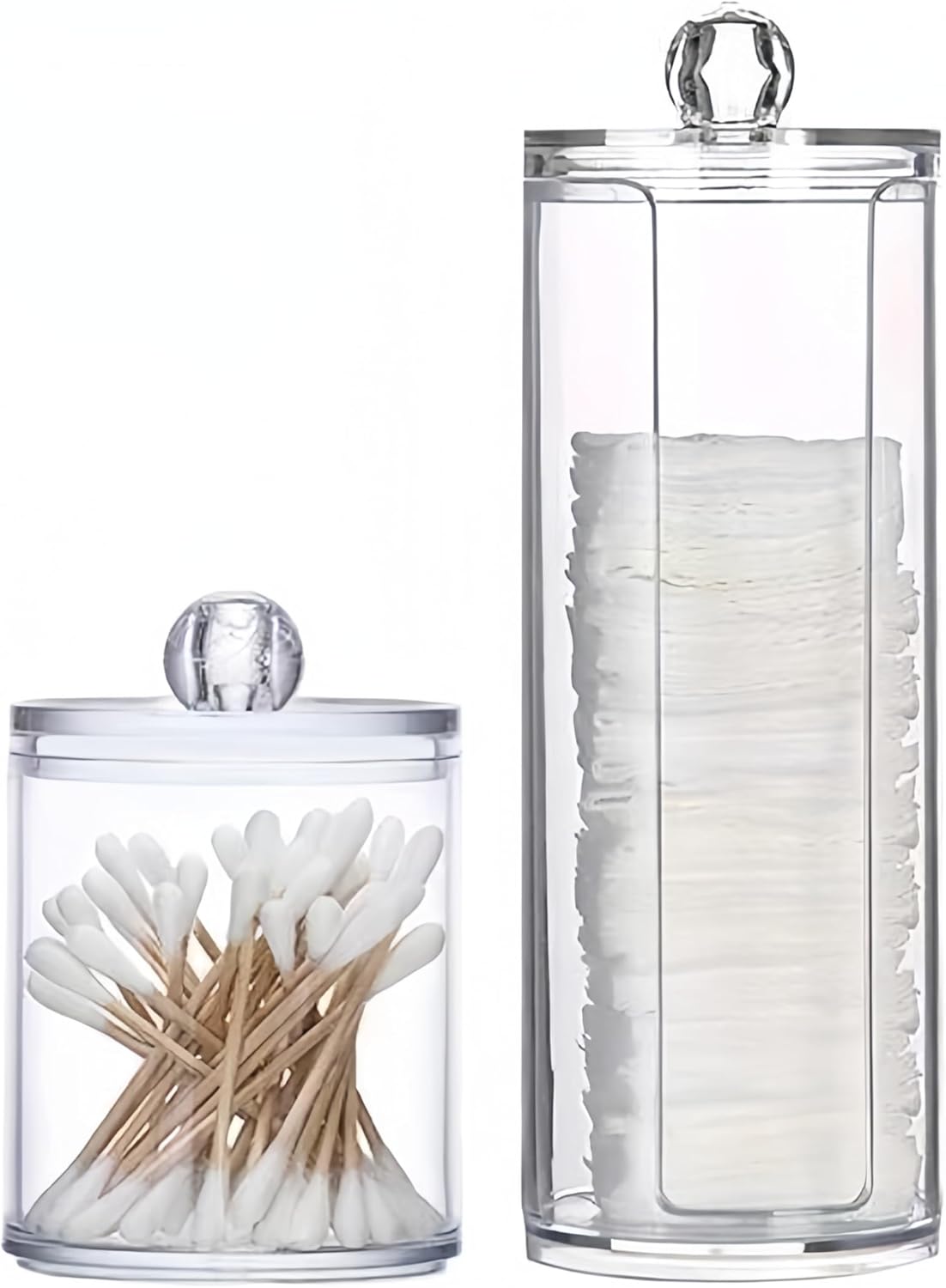 Boîte et Rangement Coton Tige Transparent en PET Vendos85 - Mathon