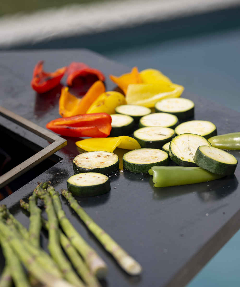 Brasero Agape | Epoxy noir 85 Hexagone - Mathon - 4