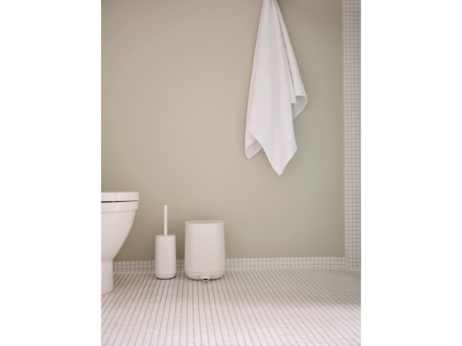 Poubelle à pédale Time en ABS Blanc Zone Denmark - Mathon - 9