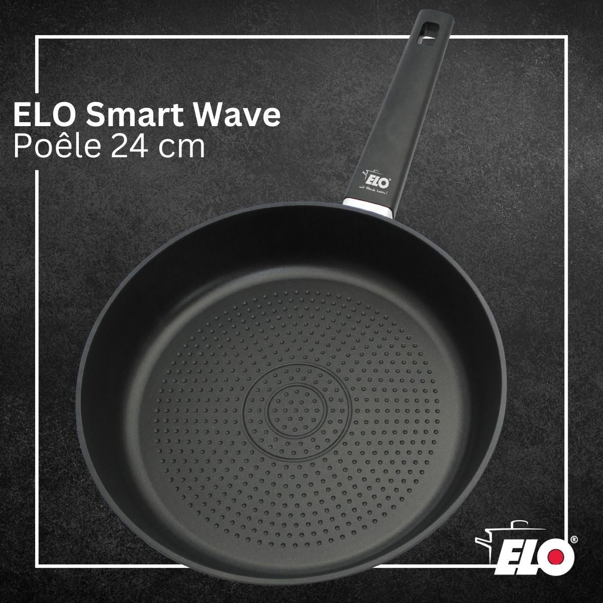 Poêle 24 cm antiadhésive sans PFAS  Smart Wave Elo - Mathon - 2