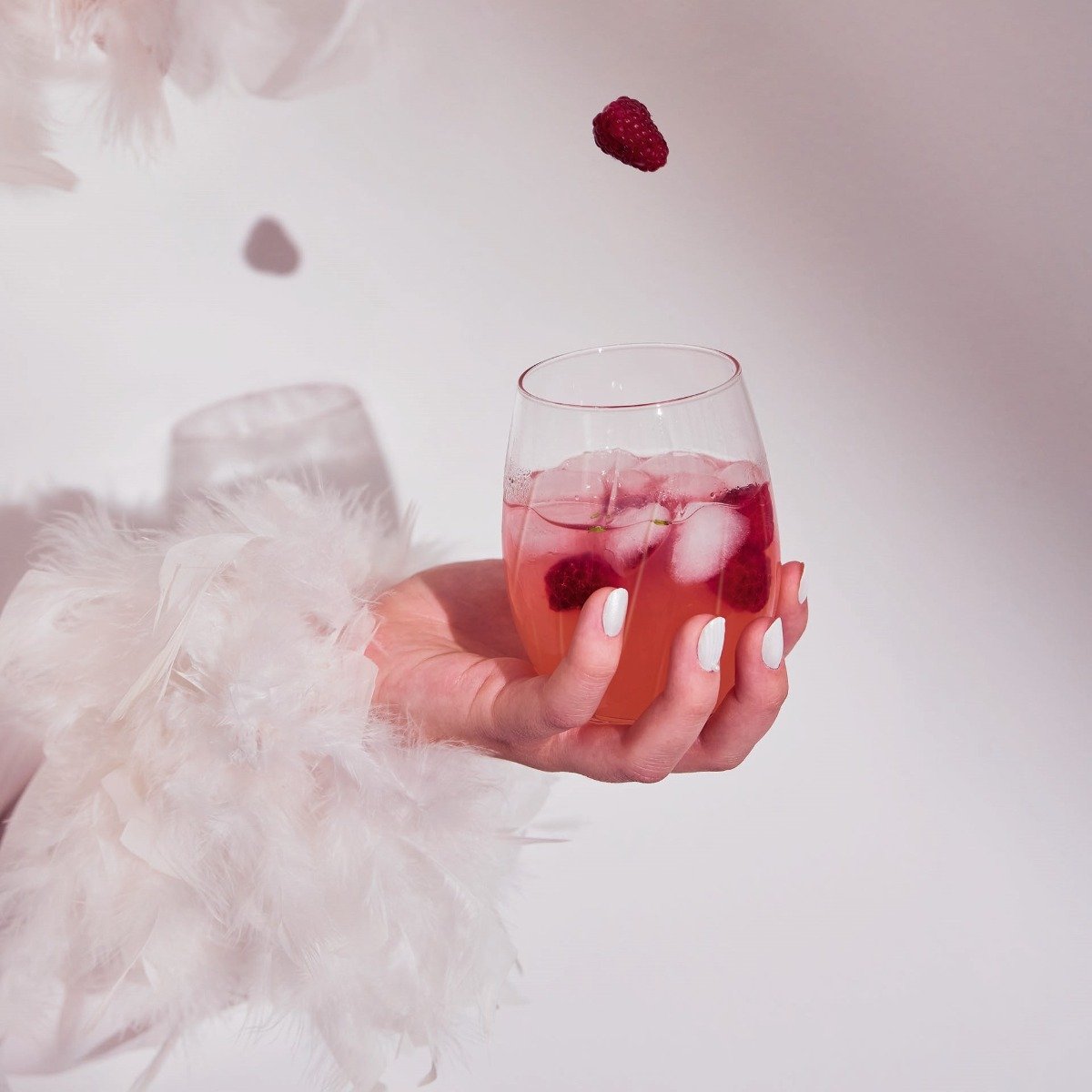 Ensemble 12 verres à pied et verres à eau Swirly - Cristal d